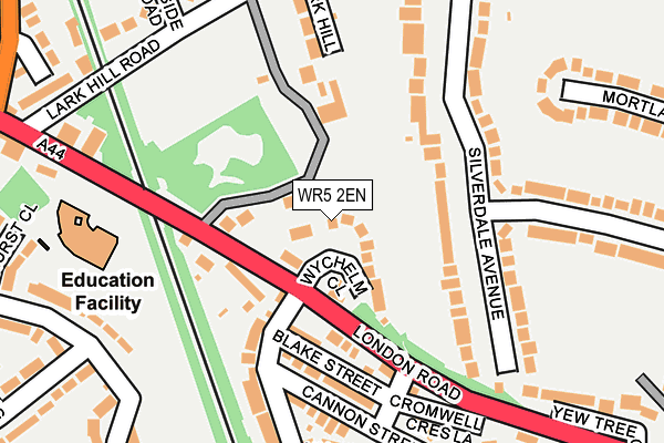 WR5 2EN map - OS OpenMap – Local (Ordnance Survey)