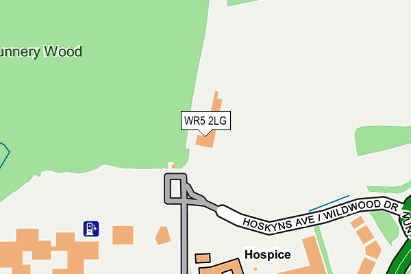 WR5 2LG map - OS OpenMap – Local (Ordnance Survey)