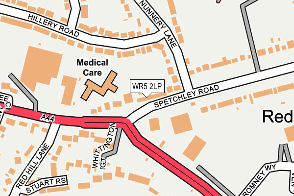 WR5 2LP map - OS OpenMap – Local (Ordnance Survey)