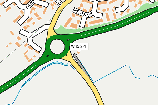 WR5 2PF map - OS OpenMap – Local (Ordnance Survey)