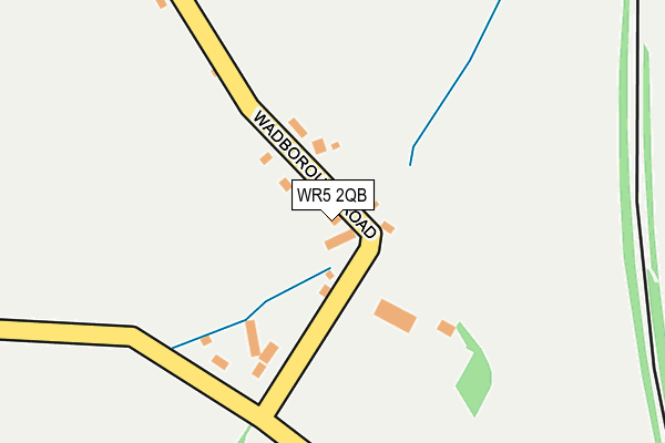 WR5 2QB map - OS OpenMap – Local (Ordnance Survey)