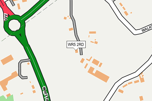 WR5 2RD map - OS OpenMap – Local (Ordnance Survey)