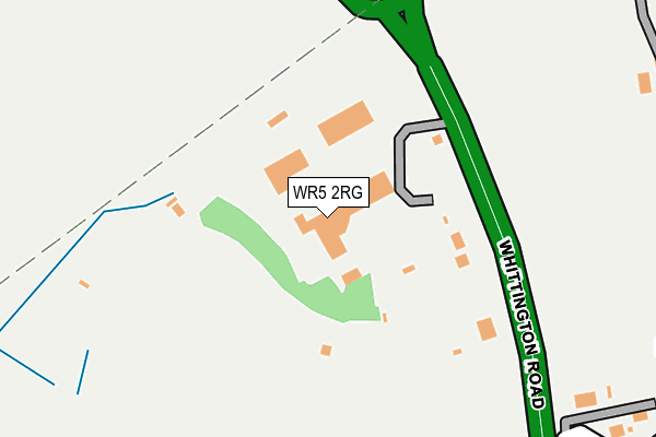 WR5 2RG map - OS OpenMap – Local (Ordnance Survey)