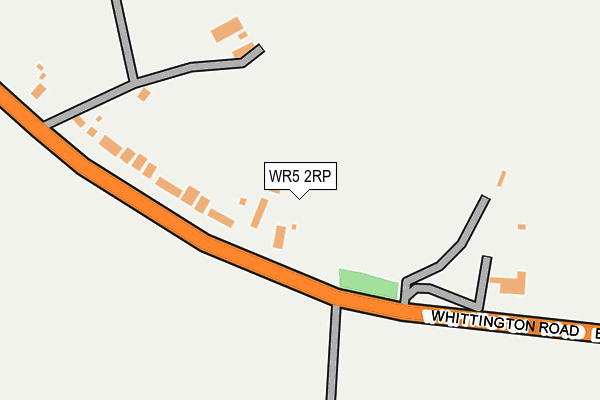 WR5 2RP map - OS OpenMap – Local (Ordnance Survey)