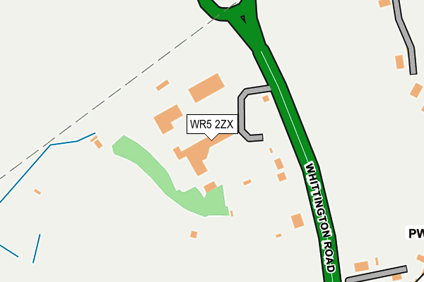 Map of PEMBERSTONE (GREEN QUARTER) REVERSIONS LIMITED at local scale