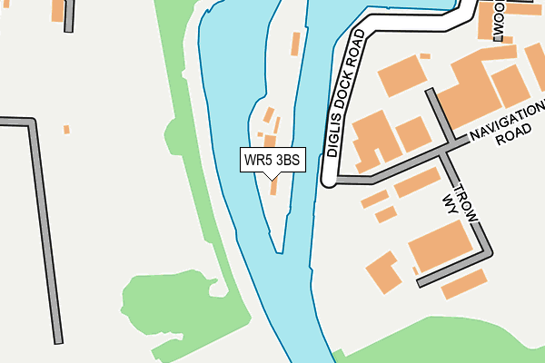 WR5 3BS map - OS OpenMap – Local (Ordnance Survey)