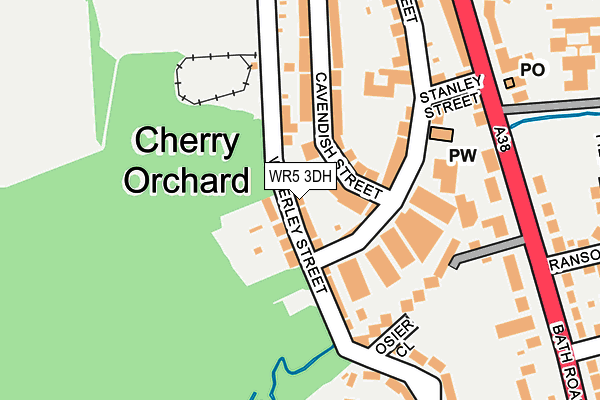 WR5 3DH map - OS OpenMap – Local (Ordnance Survey)