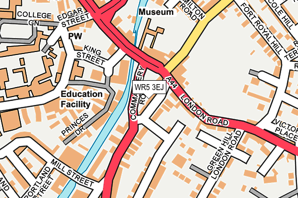 WR5 3EJ map - OS OpenMap – Local (Ordnance Survey)