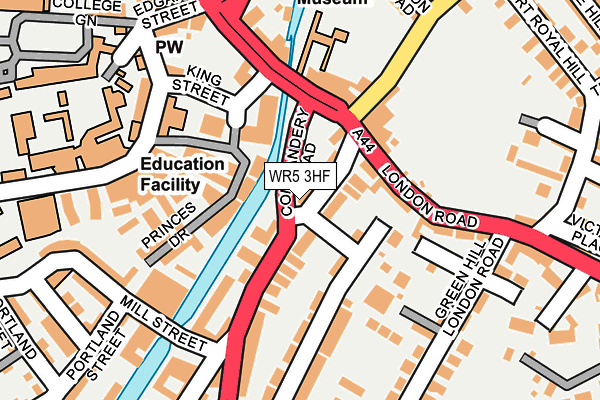 WR5 3HF map - OS OpenMap – Local (Ordnance Survey)