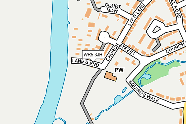 WR5 3JH map - OS OpenMap – Local (Ordnance Survey)