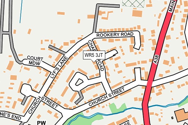 WR5 3JT map - OS OpenMap – Local (Ordnance Survey)