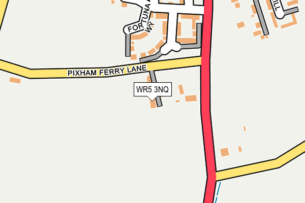WR5 3NQ map - OS OpenMap – Local (Ordnance Survey)