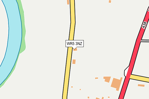 WR5 3NZ map - OS OpenMap – Local (Ordnance Survey)