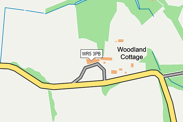 WR5 3PB map - OS OpenMap – Local (Ordnance Survey)