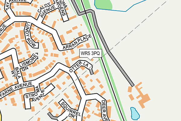 WR5 3PQ map - OS OpenMap – Local (Ordnance Survey)