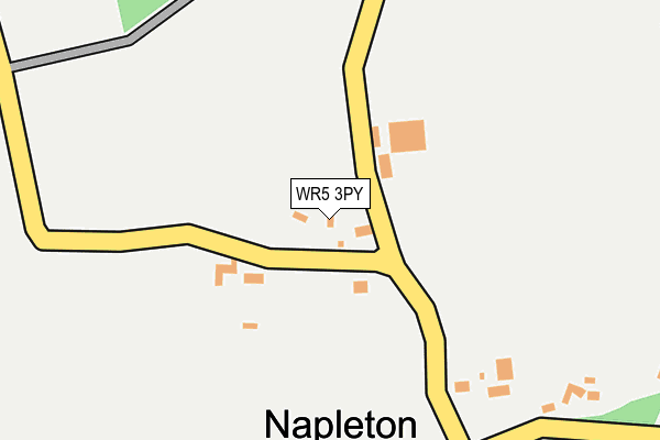 WR5 3PY map - OS OpenMap – Local (Ordnance Survey)
