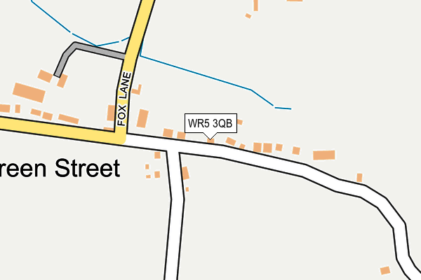 WR5 3QB map - OS OpenMap – Local (Ordnance Survey)