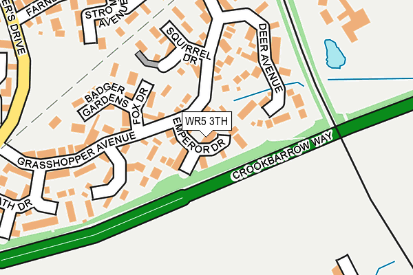 WR5 3TH map - OS OpenMap – Local (Ordnance Survey)