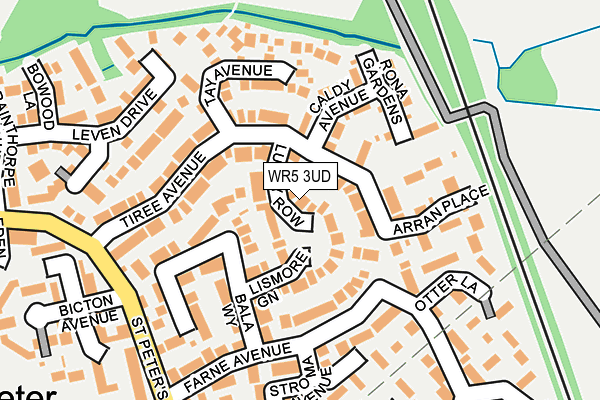 WR5 3UD map - OS OpenMap – Local (Ordnance Survey)