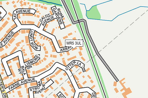 WR5 3UL map - OS OpenMap – Local (Ordnance Survey)