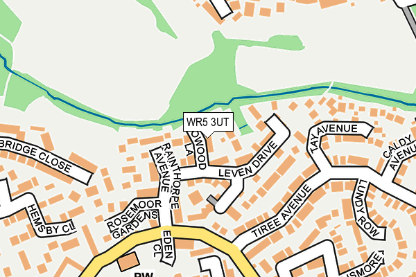 WR5 3UT map - OS OpenMap – Local (Ordnance Survey)