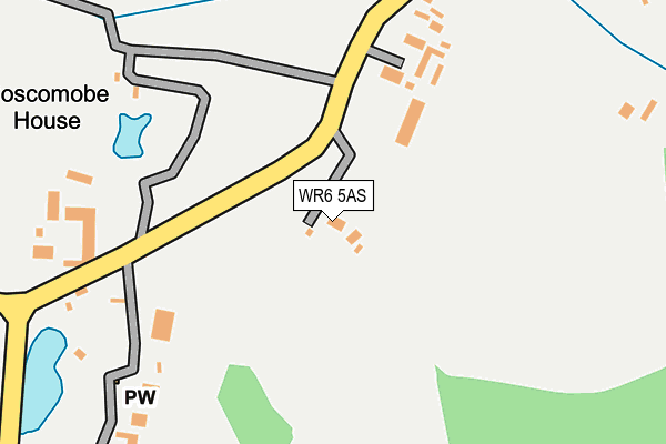 WR6 5AS map - OS OpenMap – Local (Ordnance Survey)