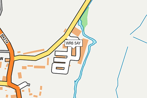WR6 5AY map - OS OpenMap – Local (Ordnance Survey)