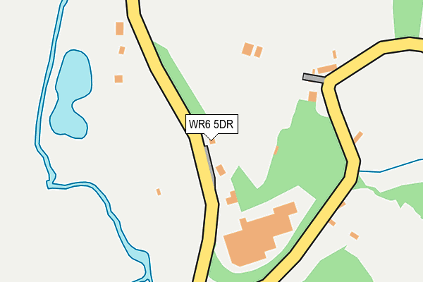 WR6 5DR map - OS OpenMap – Local (Ordnance Survey)