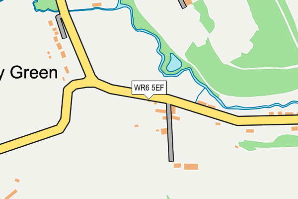 WR6 5EF map - OS OpenMap – Local (Ordnance Survey)