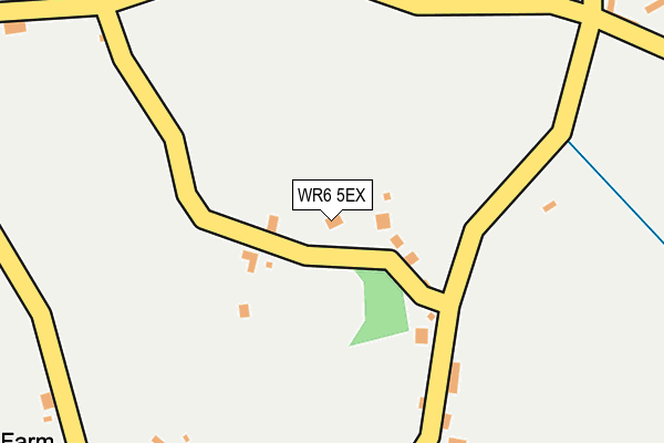 WR6 5EX map - OS OpenMap – Local (Ordnance Survey)