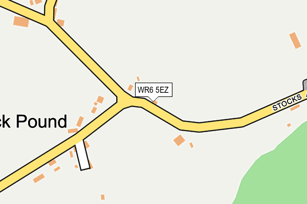 WR6 5EZ map - OS OpenMap – Local (Ordnance Survey)