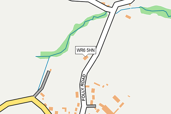 WR6 5HN map - OS OpenMap – Local (Ordnance Survey)