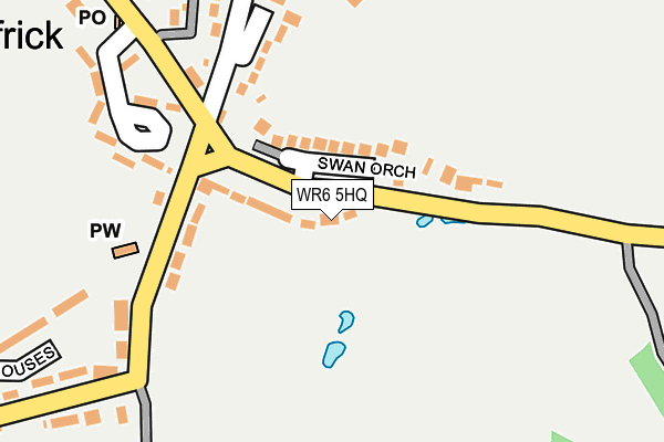 WR6 5HQ map - OS OpenMap – Local (Ordnance Survey)