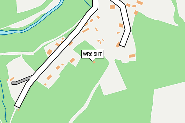 WR6 5HT map - OS OpenMap – Local (Ordnance Survey)