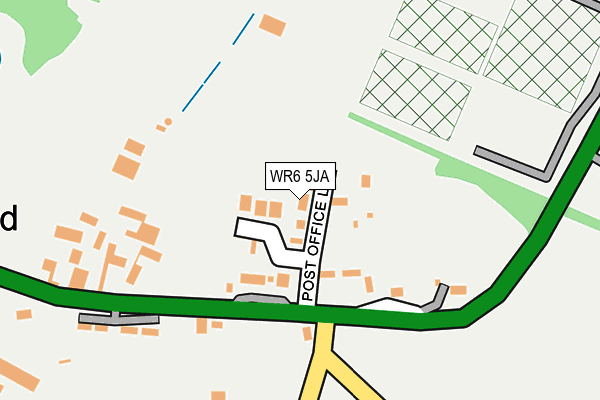 WR6 5JA map - OS OpenMap – Local (Ordnance Survey)