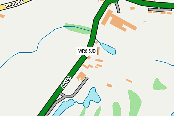 WR6 5JD map - OS OpenMap – Local (Ordnance Survey)
