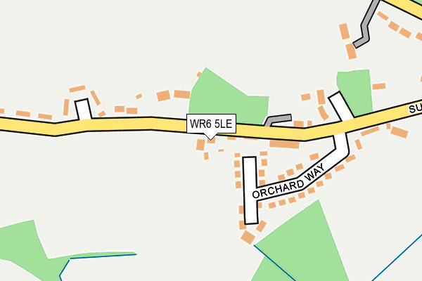 WR6 5LE map - OS OpenMap – Local (Ordnance Survey)
