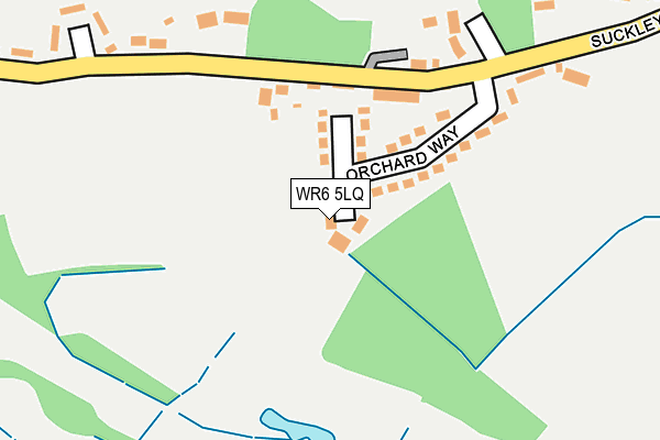 WR6 5LQ map - OS OpenMap – Local (Ordnance Survey)