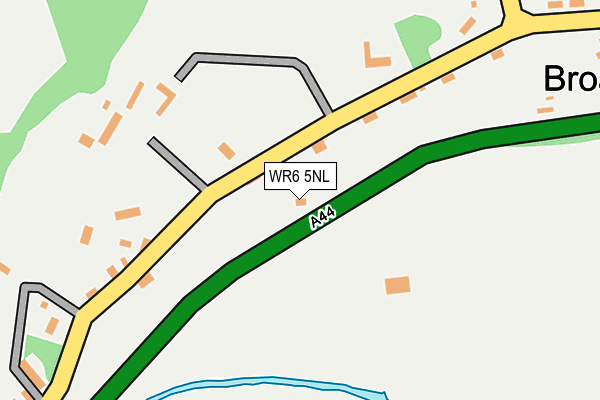 WR6 5NL map - OS OpenMap – Local (Ordnance Survey)