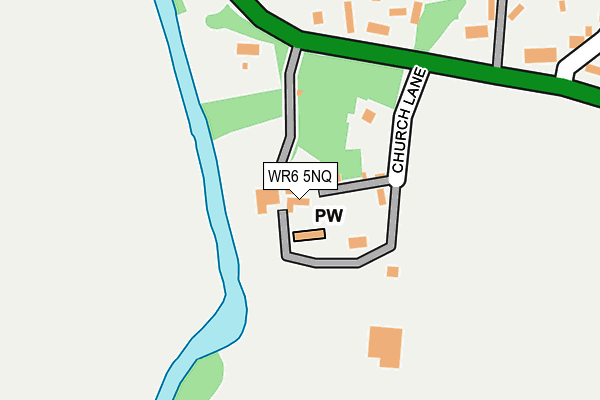 WR6 5NQ map - OS OpenMap – Local (Ordnance Survey)