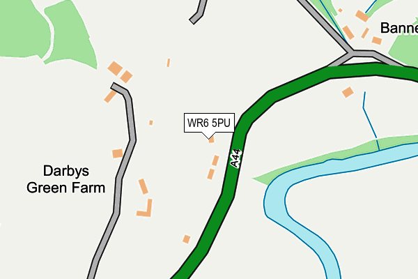 WR6 5PU map - OS OpenMap – Local (Ordnance Survey)