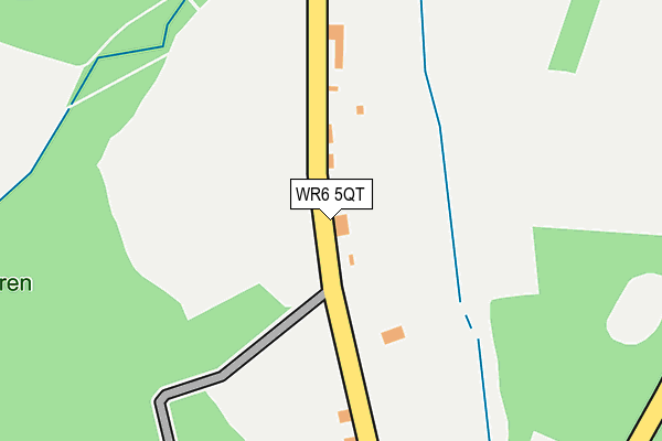 WR6 5QT map - OS OpenMap – Local (Ordnance Survey)