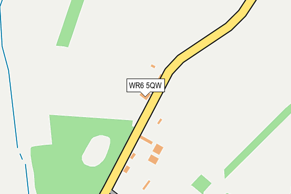 WR6 5QW map - OS OpenMap – Local (Ordnance Survey)