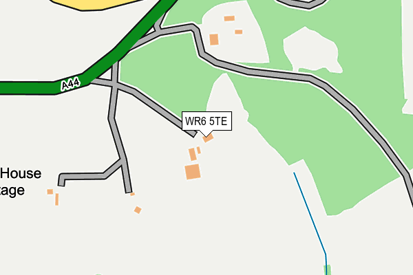 WR6 5TE map - OS OpenMap – Local (Ordnance Survey)