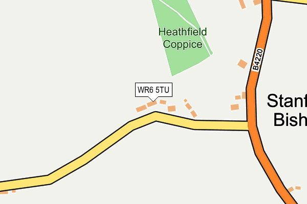 WR6 5TU map - OS OpenMap – Local (Ordnance Survey)