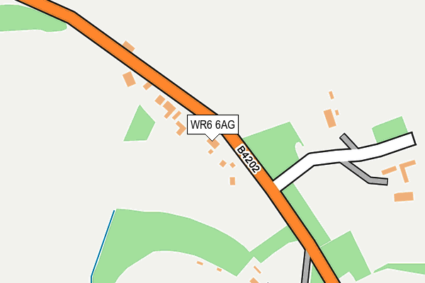 WR6 6AG map - OS OpenMap – Local (Ordnance Survey)
