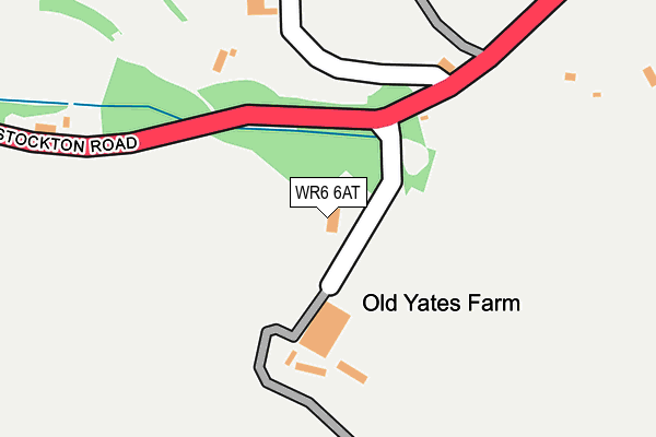WR6 6AT map - OS OpenMap – Local (Ordnance Survey)
