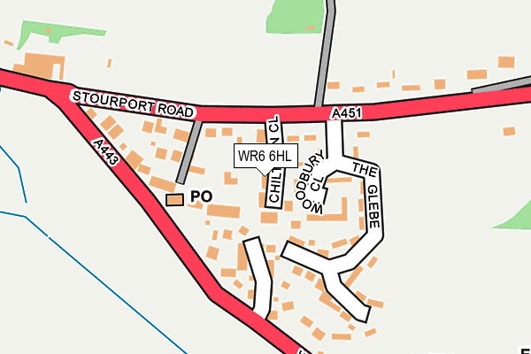 WR6 6HL map - OS OpenMap – Local (Ordnance Survey)