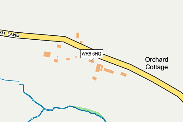 WR6 6HQ map - OS OpenMap – Local (Ordnance Survey)