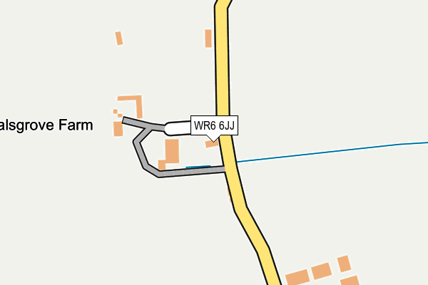 WR6 6JJ map - OS OpenMap – Local (Ordnance Survey)